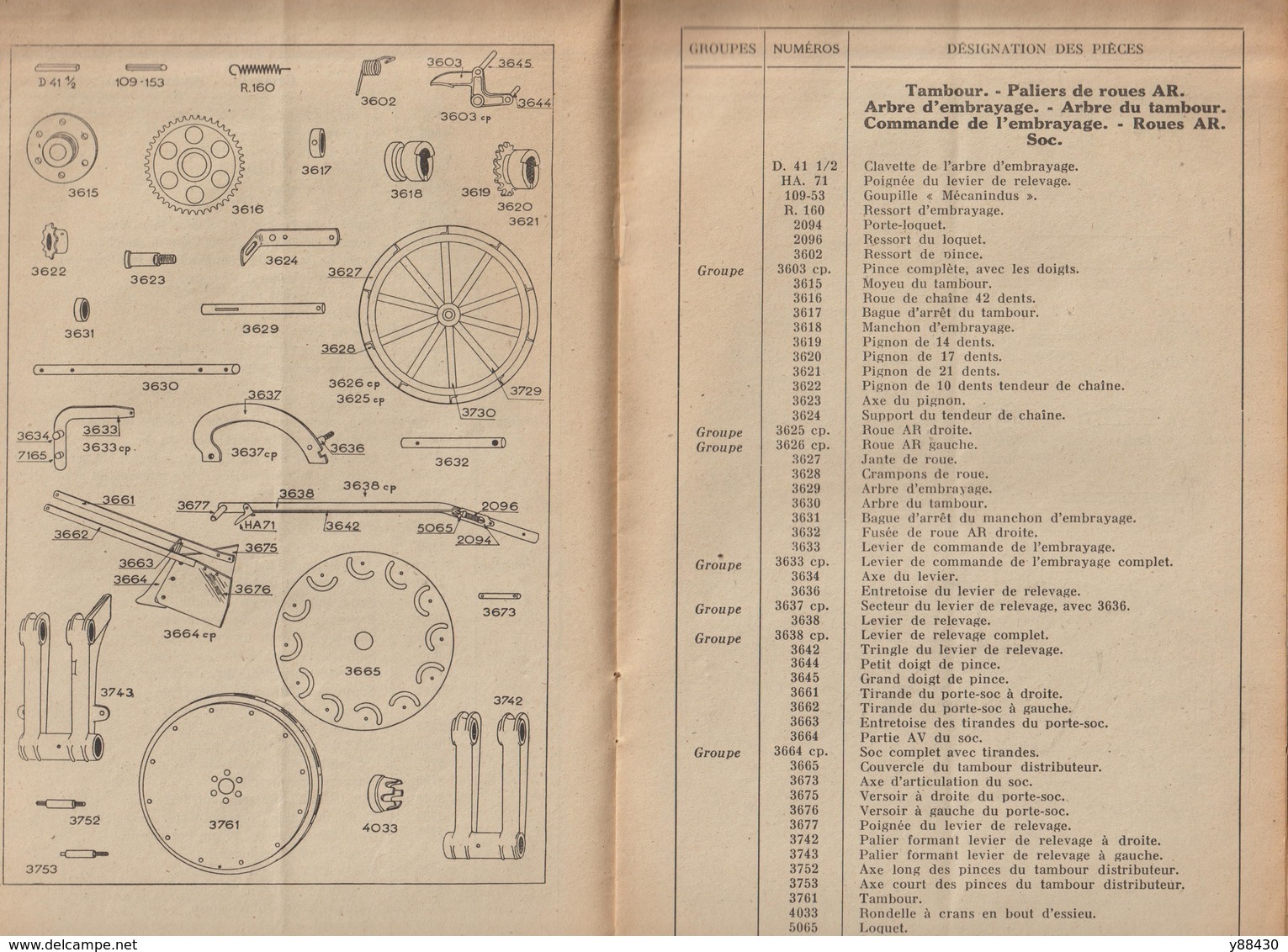 Livret Pour PLANTEUSES De POMMES De TERRE De 1945 - Ets DOLLE à VESOUL - 16 Pages - 9 Scan. - Machines