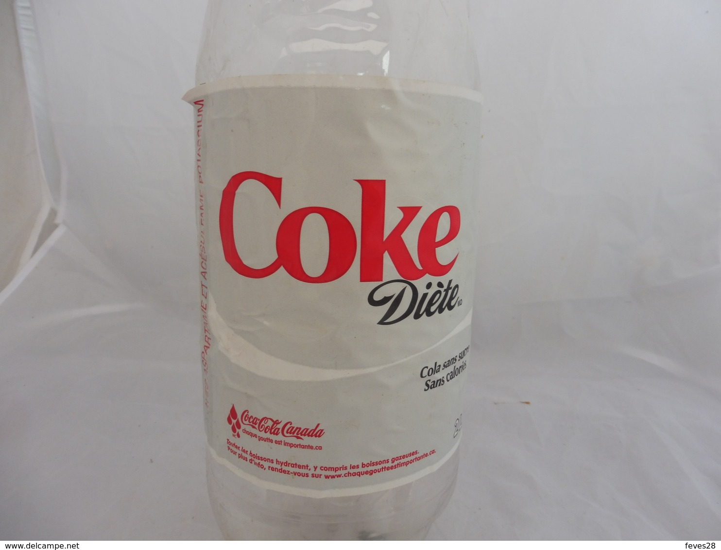 COCA COLA® DIET COKE BOUTEILLE PLASTIQUE VIDE CANADA 2007 2L - Bouteilles