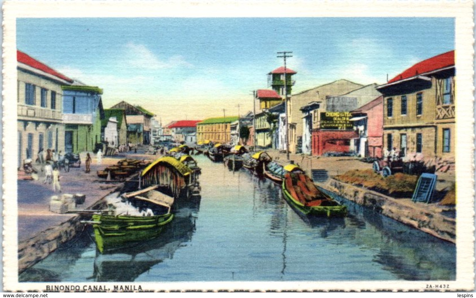ASIE - PHILIPPINES -- Binondo Canal Manila - Filipinas