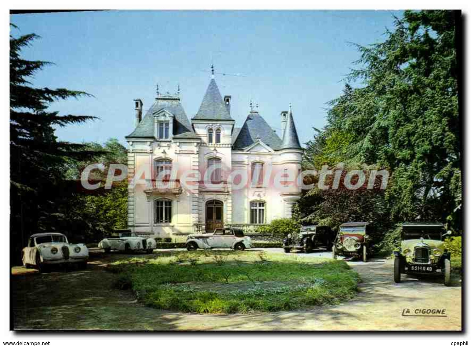 CPSM Musee Automobile Saint Christoly De Blaye Cycles Motocyclettes Lucien Mette Ch�teau De La Corde - Blaye