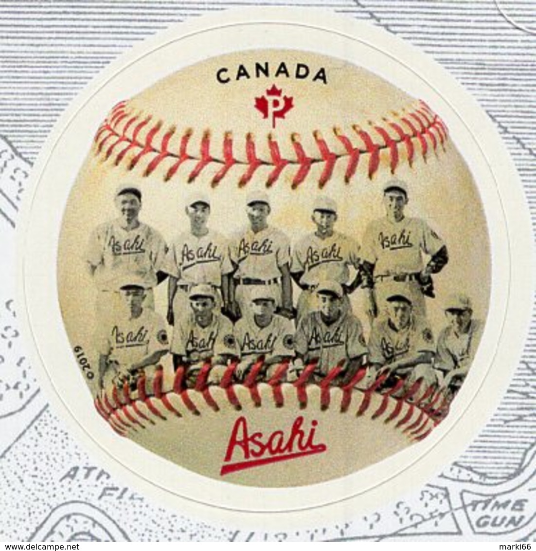 Canada - 2019 - Vancouver Asahi Baseball Team - Mint Self-adhesive Booklet Stamp - Neufs