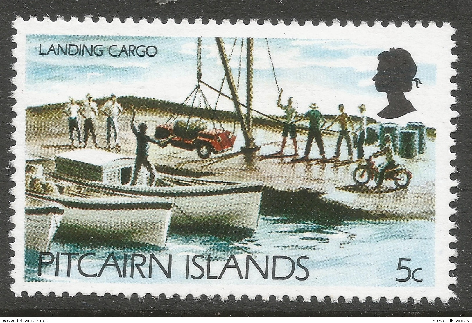 Pitcairn Islands. 1977 Definitives. 5c MH. SG 176 - Islas De Pitcairn