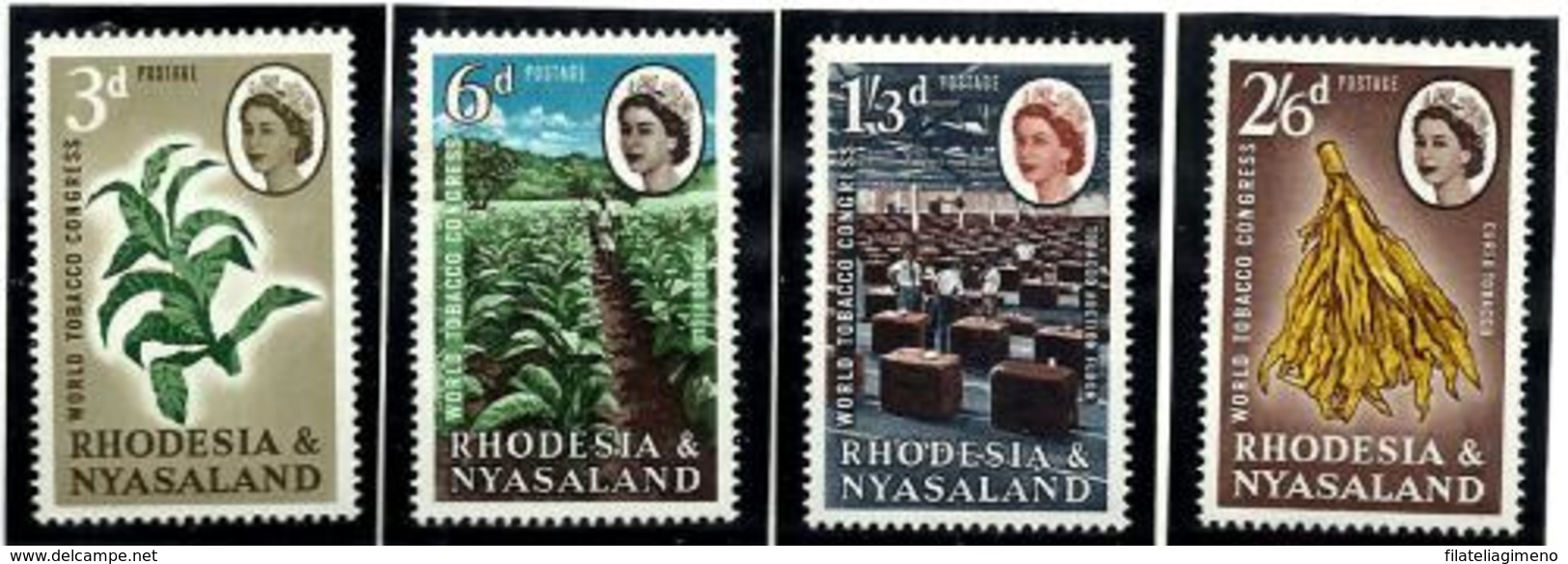 Rodesia Británica Nº 44/47 Con Charnela - Nyassaland (1907-1953)