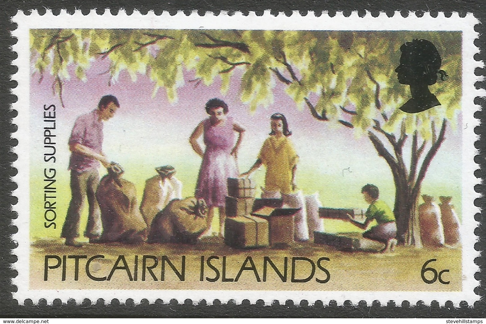 Pitcairn Islands. 1977 Definitives. 6c MH. SG 177 - Pitcairn Islands