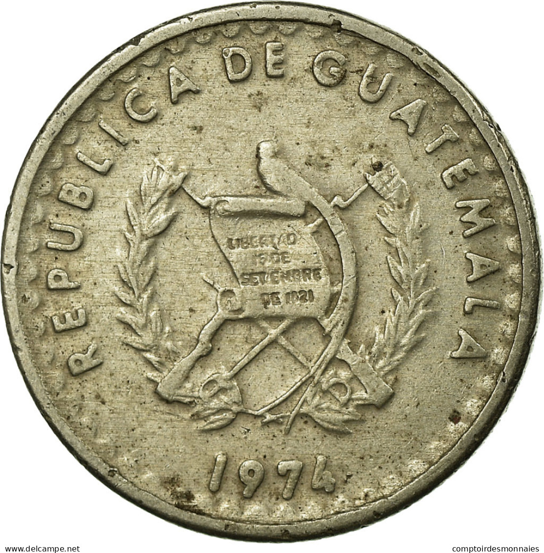 Monnaie, Guatemala, 5 Centavos, 1974, TTB, Copper-nickel, KM:270 - Guatemala