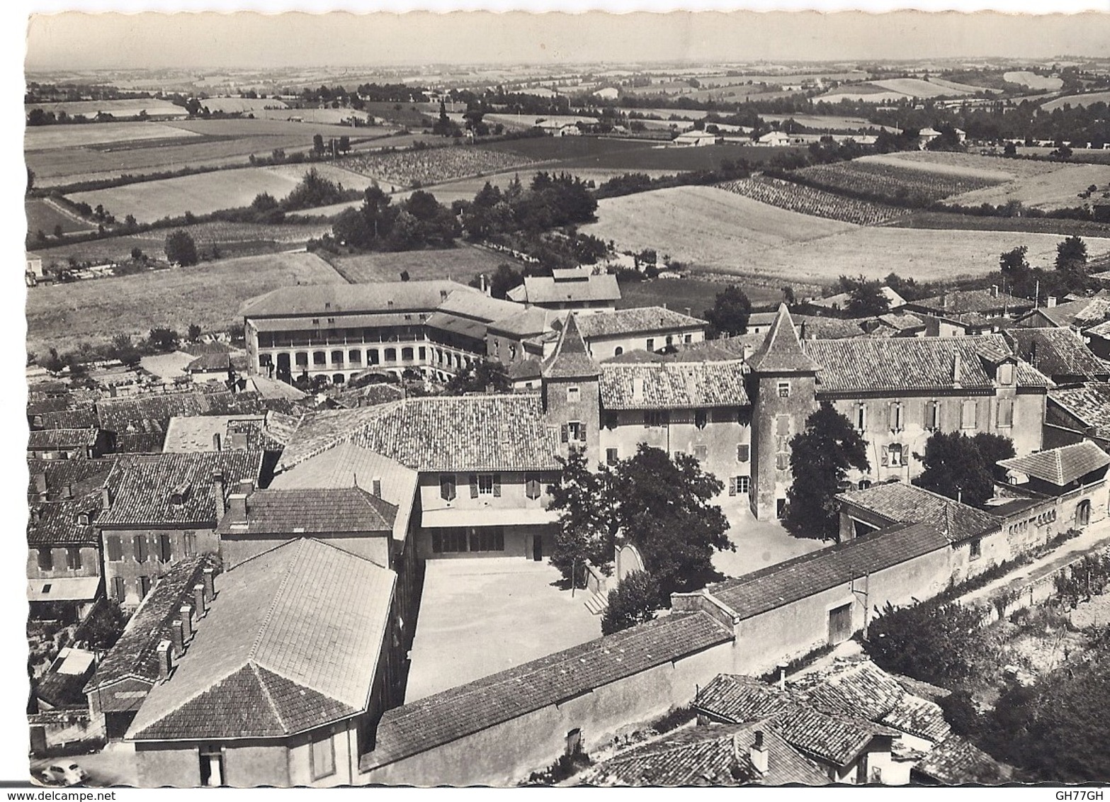 CPA GIMONT -collège -hôpital - Autres & Non Classés