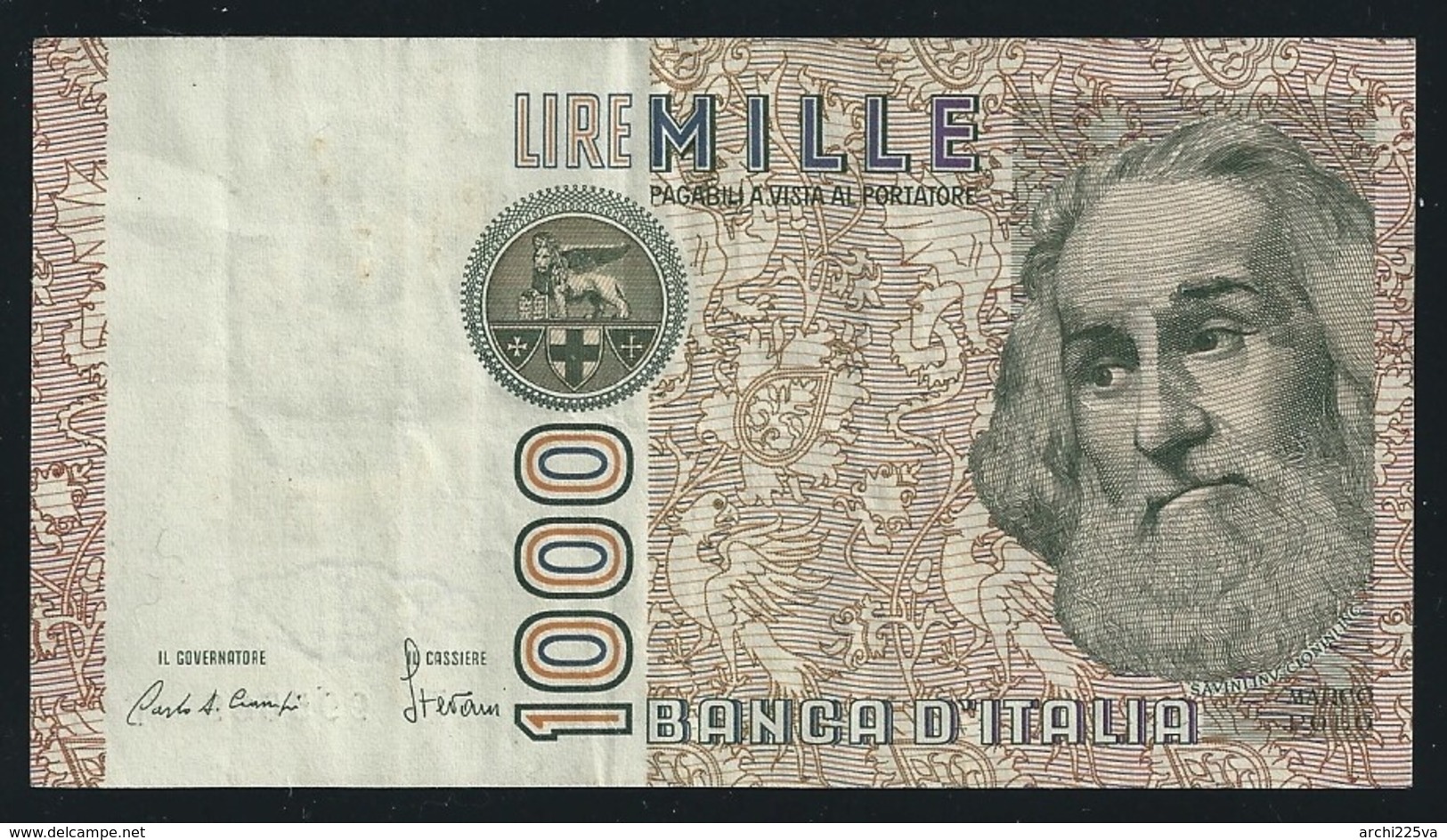 1984 / 96 ITALIA - 1.000 Lire - Marco Polo"SPL E B" Ciampi / Stevani + Montessori " B E B " - Fazio / Amici - 15 - 1000 Lire