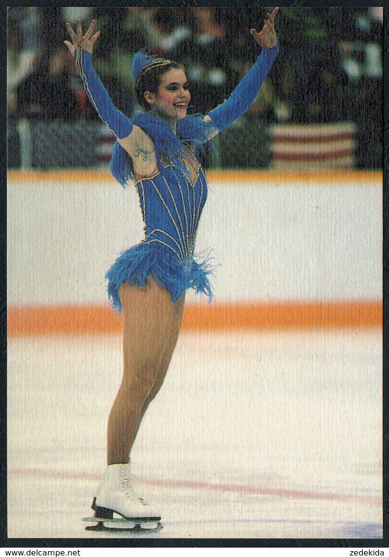 C5021 - TOP Katarina Witt DDR - Autogrammkarte Junge Welt - Eiskunstlauf - Andere & Zonder Classificatie