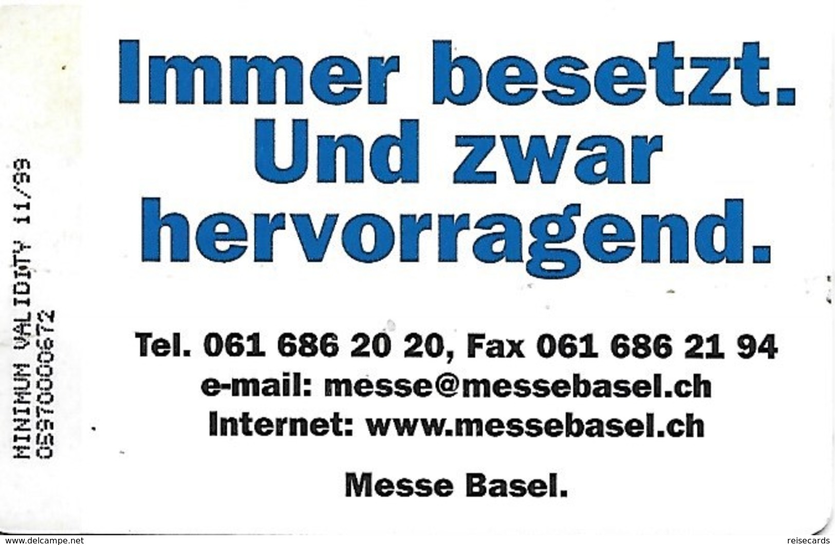 Swiss Telecom: PC 05/97 Messestadt Basel - Schweiz