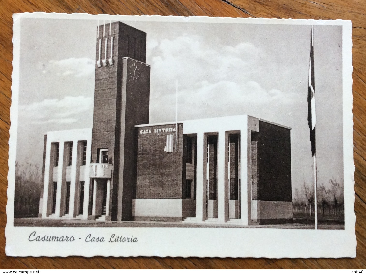 CASUMARU CASA LITTORIA    ED.  FOTO. CARTOLERIA A.MAGRI   7/11/1925  ARCHITETTURA  FASCISTA  STILE LITTORIO - Storia