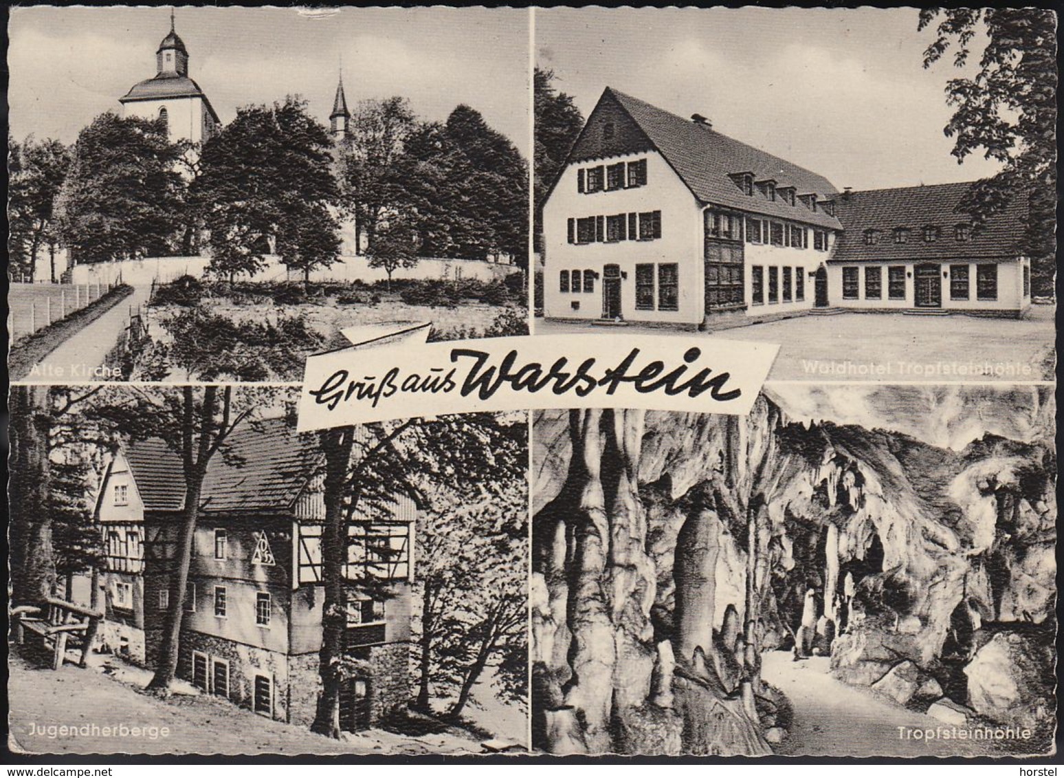 D-59581 Warstein - Alte Ansichten - Jugendherberge - Waldhotel "Tropfsteinhöhle" - Warstein