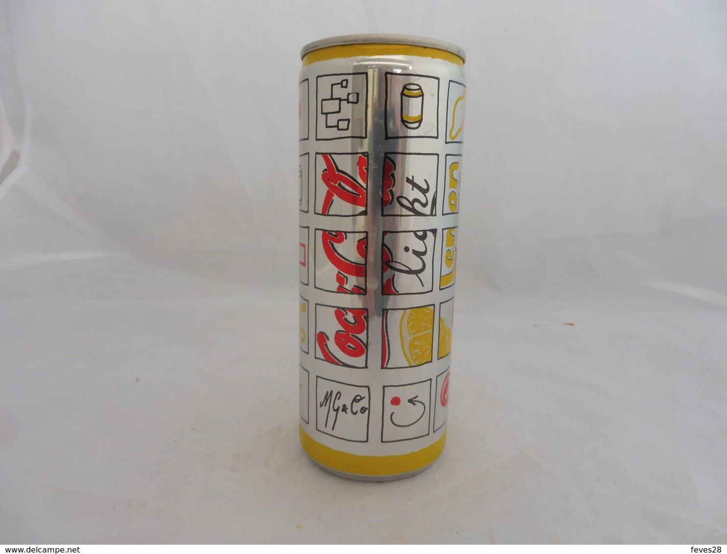 COCA COLA® LIGHT LEMON CANETTE VIDE 2004 25 Cl - Cans