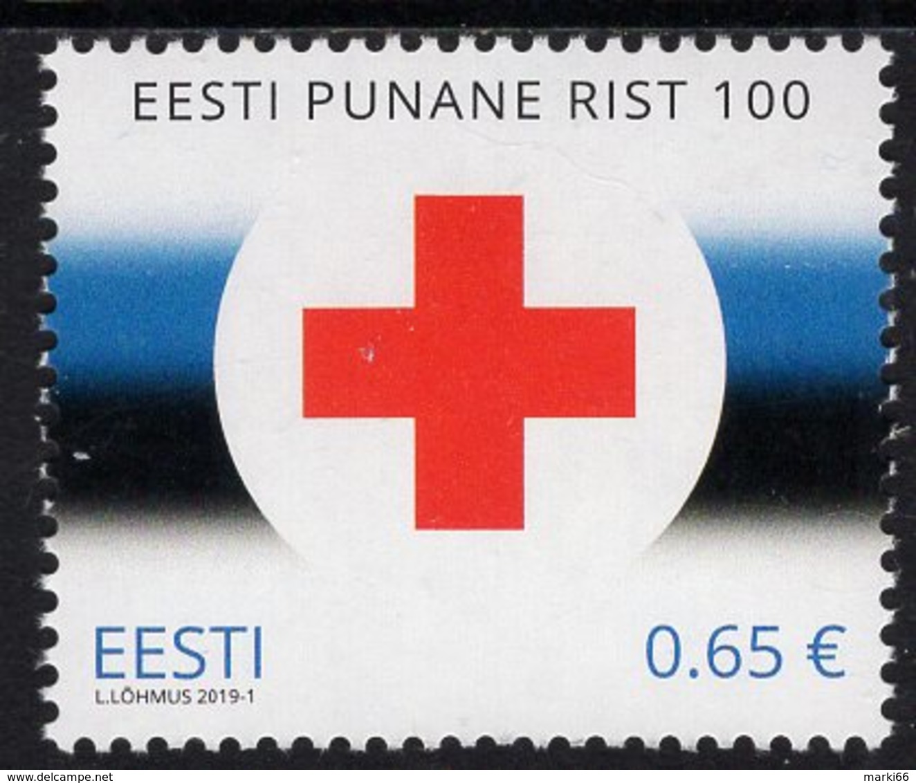 Estonia - 2019 - Centenary Of Red Cross In Estonia - Mint Stamp - Estonia