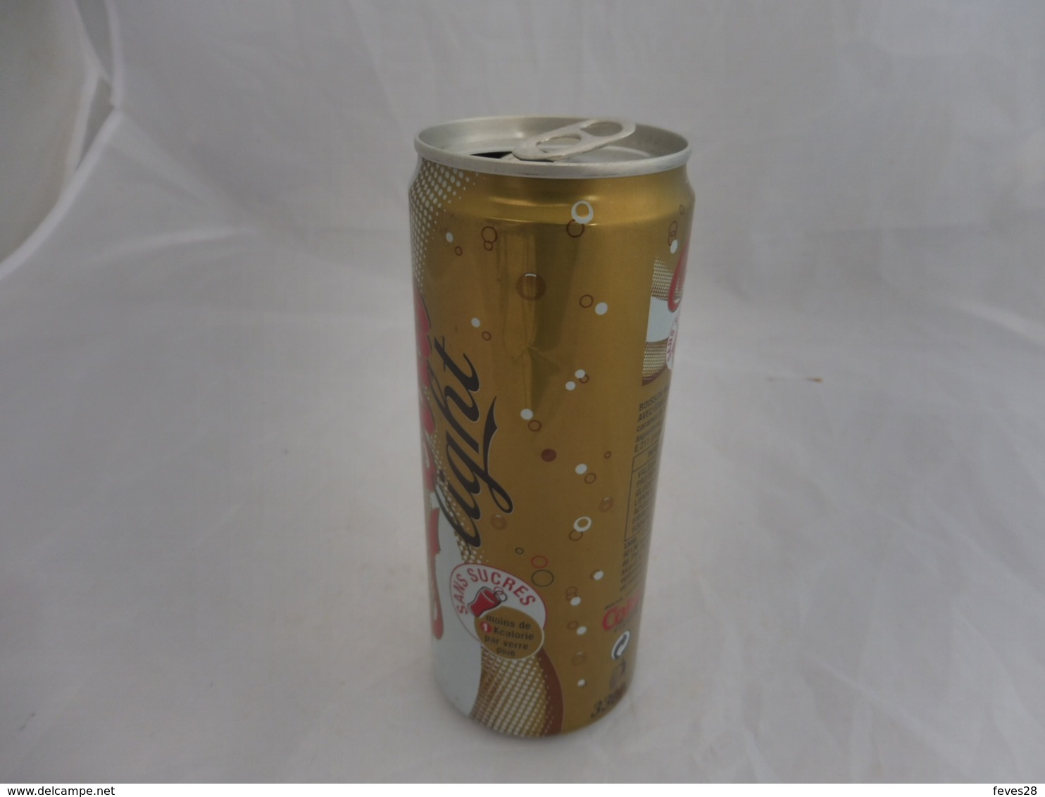 COCA COLA® LIGHT SANS CAFEINE CANETTE VIDE 2006 FRANCE 33 Cl - Cannettes