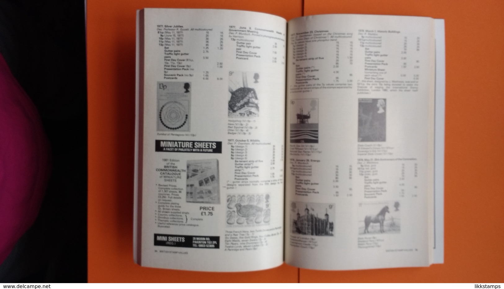 BRITISH STAMP VALUES FOURTH EDITION ( A STAMP MAGAZINE "EXTRA" ) SPRING 1981 USED #L0065 (B7) - United Kingdom