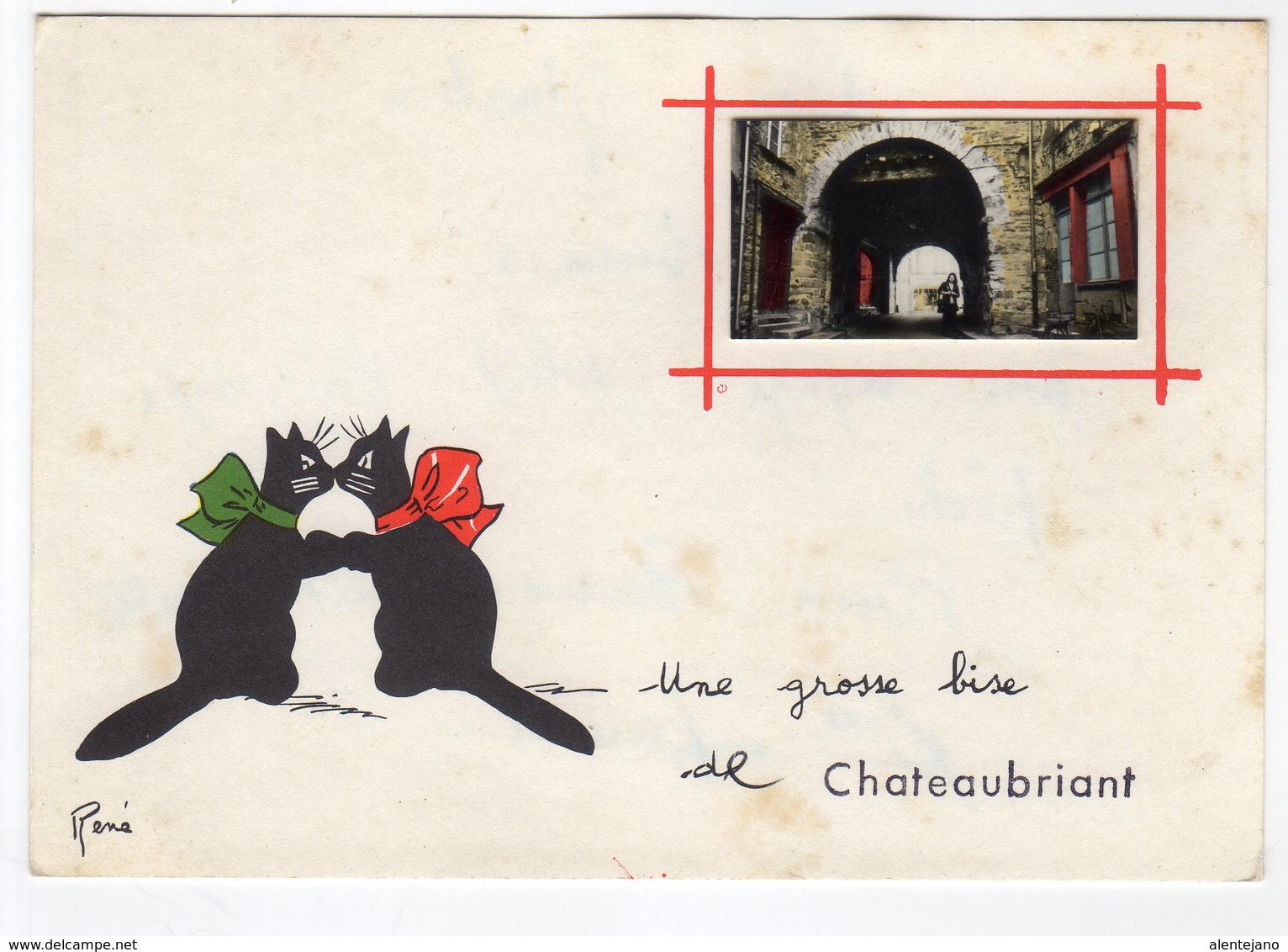 Une Grosse Bise De Chateaubriant .  / René / Chats - Châteaubriant