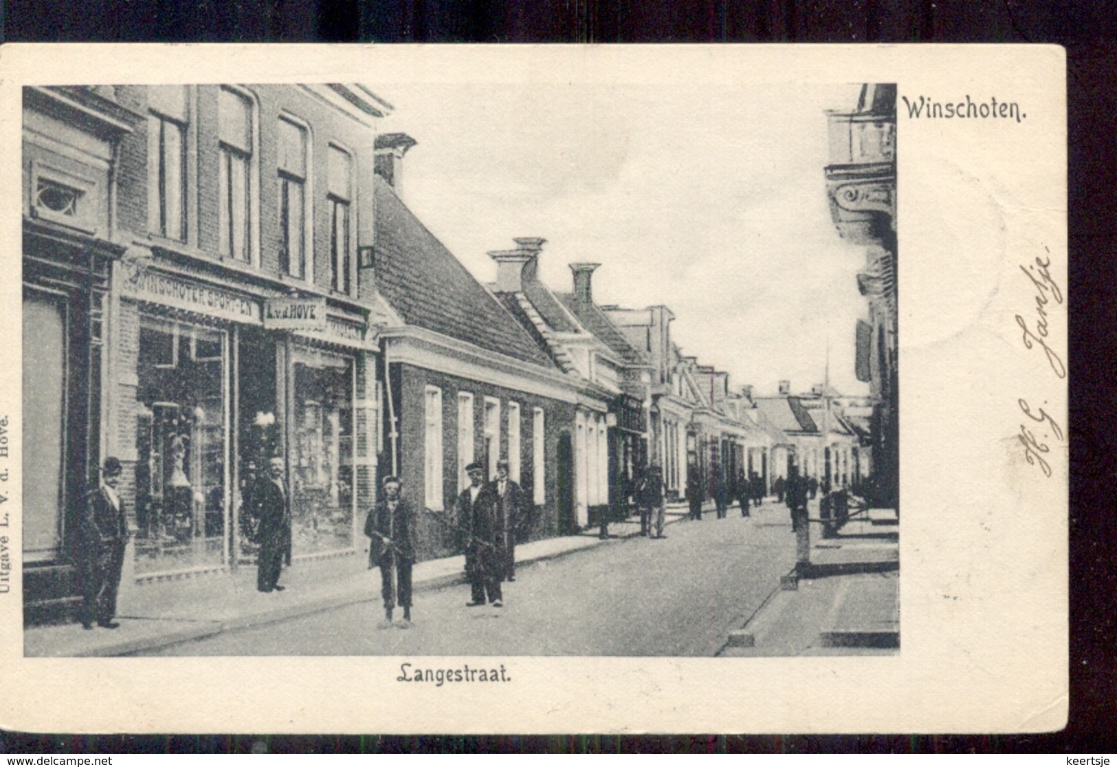 Winschoten - Langestraat - 1904 - Winschoten