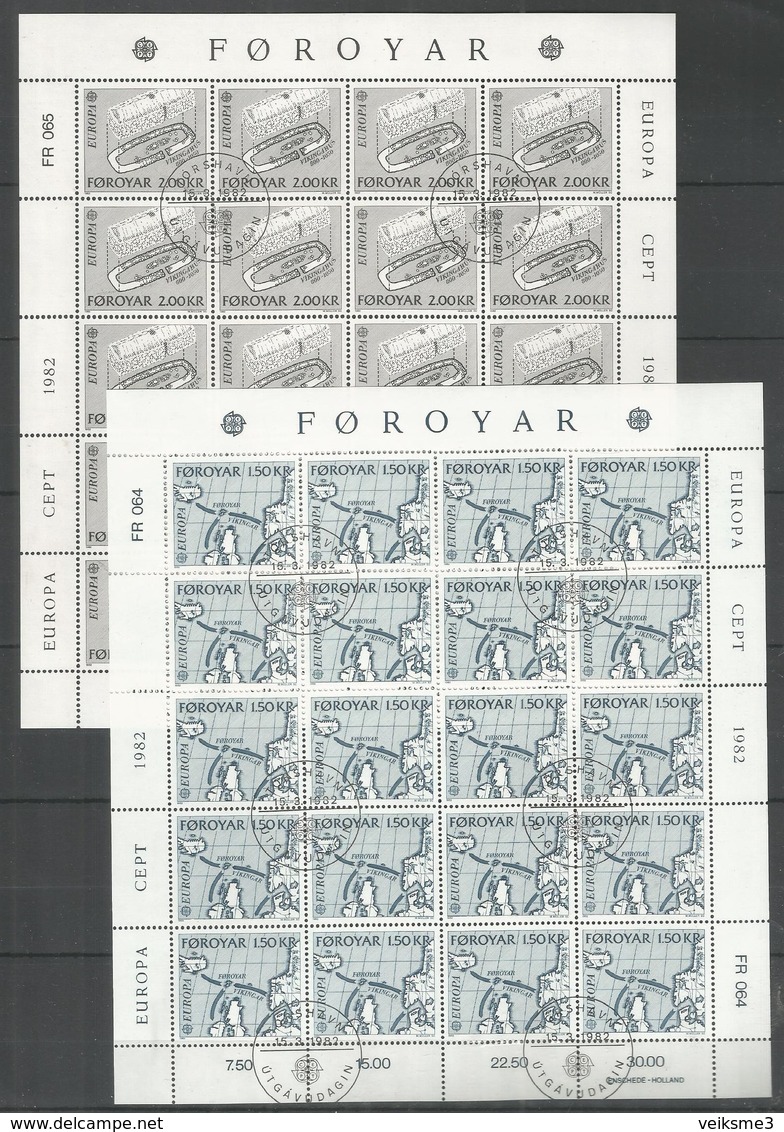 20x FOROYAR - Europa-CEPT - Architecture - Geography - 1982 - CTO - 1982