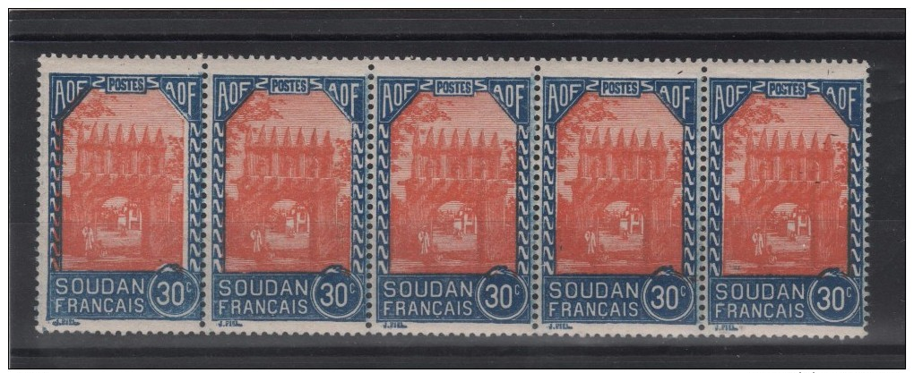 Soudan Français - N° 132 Neufs ** Sans Charnière Par 5 Exemplaires - MNH - C: 4,00 € - Neufs