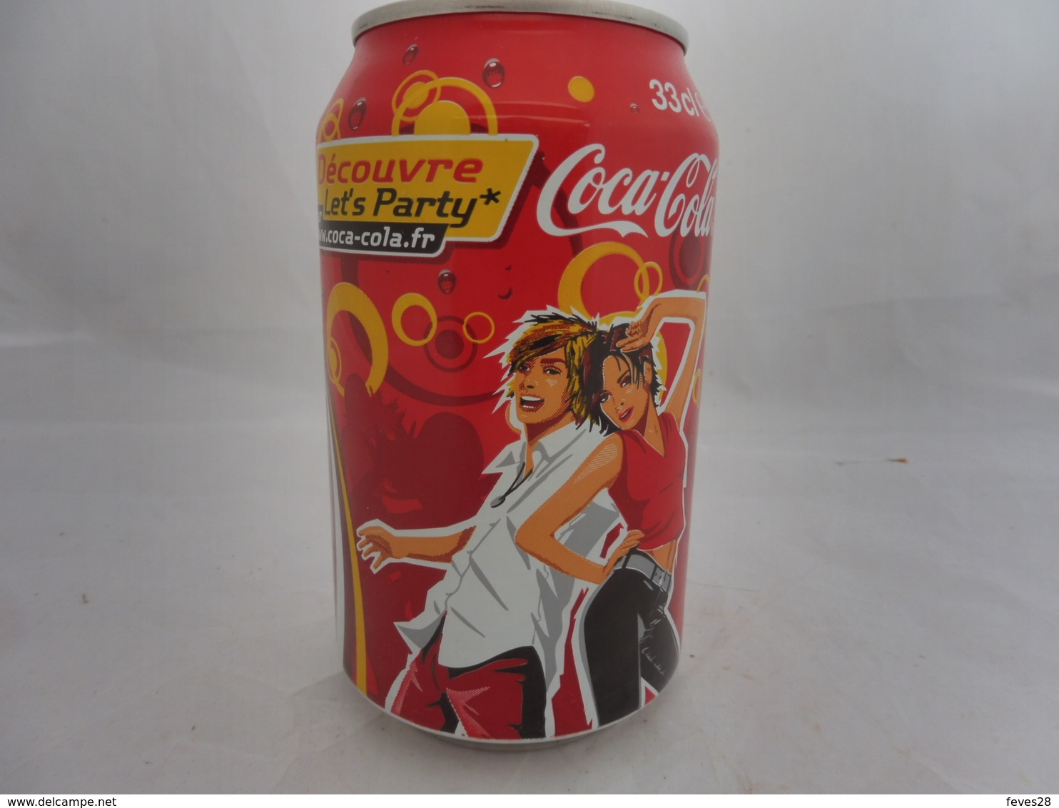 COCA COLA® CANETTE VIDE DECOUVRE LET'S PARTY 2005 FRANCE 33 Cl - Dosen