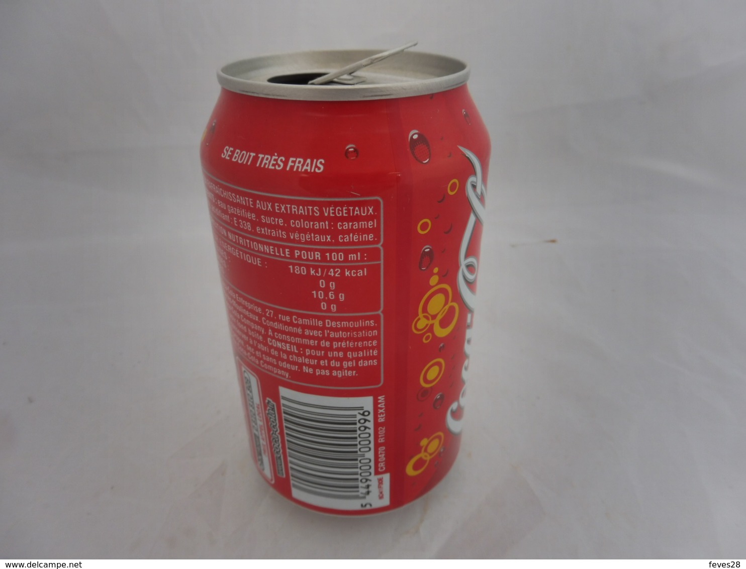 COCA COLA® CANETTE VIDE DECOUVRE LET'S PARTY 2005 FRANCE 33 Cl - Latas