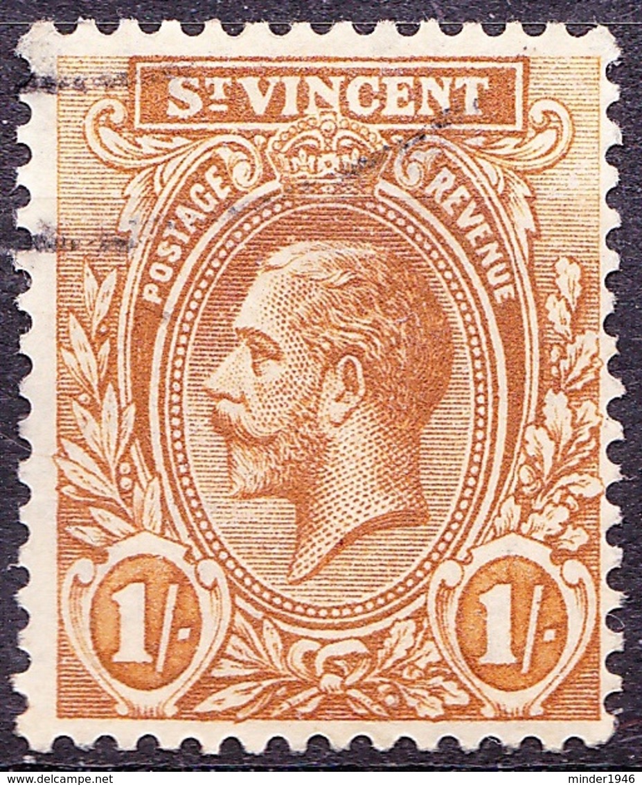 ST VINCENT 1914 KGV 1/- Bistre SG117 FU - Turks & Caicos (I. Turques Et Caïques)