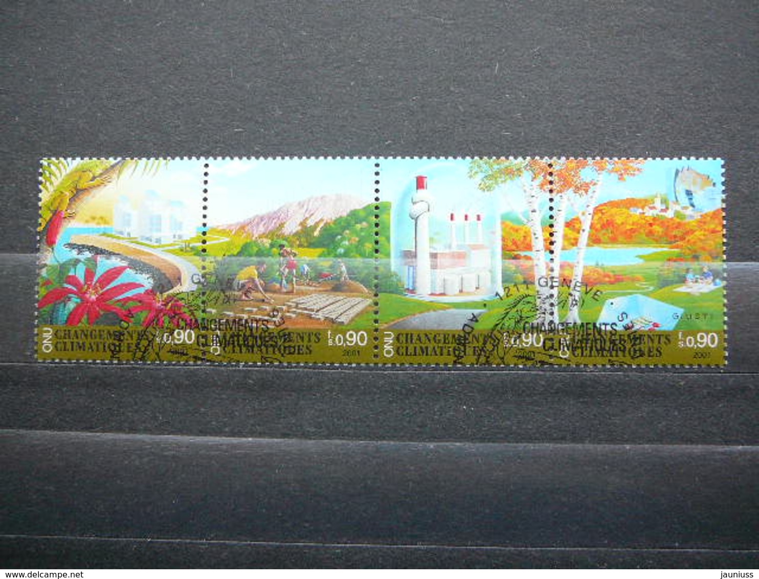 Climate Changes # United Nations UN Geneva 2001 Used # Mi.428/1 Plants (Flora) - Used Stamps