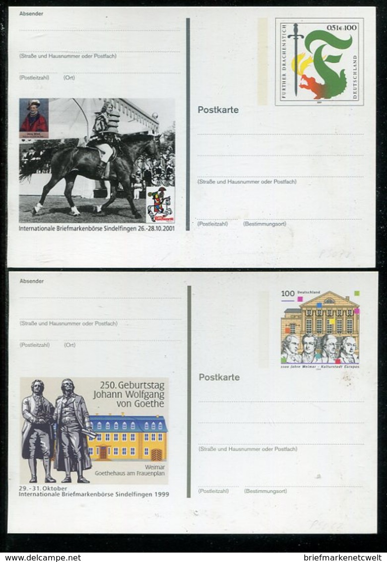 Deutschland / Lot Mit 10 Sonderpostkarten ** (13192-40) - Lots & Kiloware (max. 999 Stück)