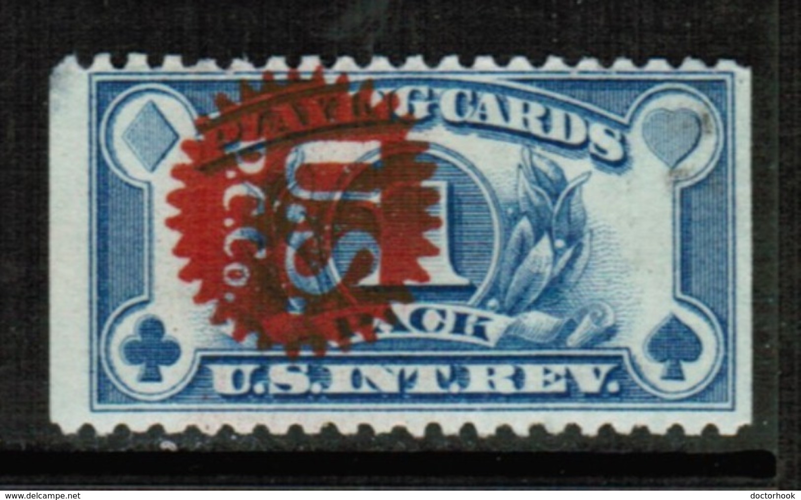 U.S.A.  Scott # RF 23 MINT O.G. PLAYING CARDS---INTERNAL REVENUE (Stamp Scan # 500) - Steuermarken