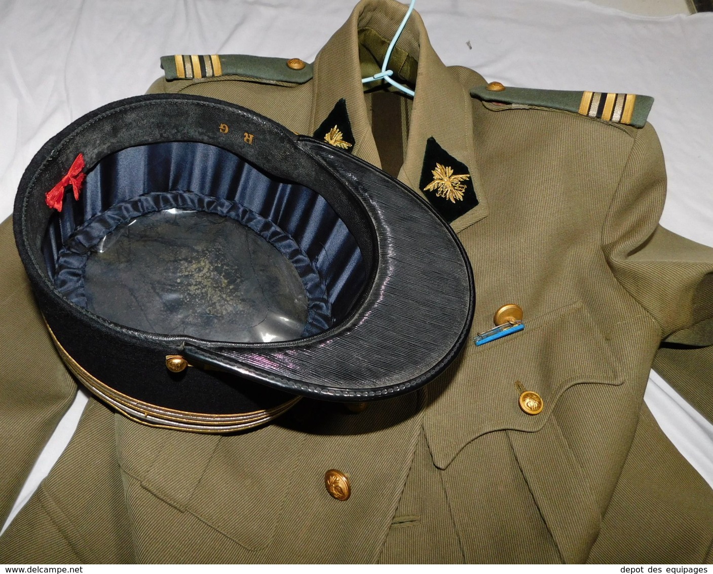 POUDRES Et SALPETRES : TRES RARE ENSEMBLE LIEUTENANT COLONEL - DIRECTEUR POUDRERIE - Divise