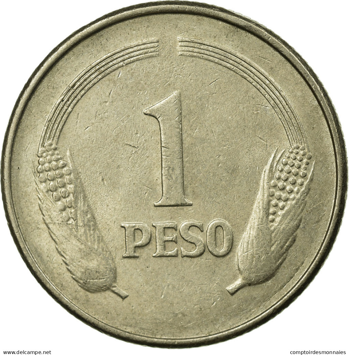 Monnaie, Colombie, Peso, 1977, TTB, Copper-nickel, KM:258.2 - Colombia