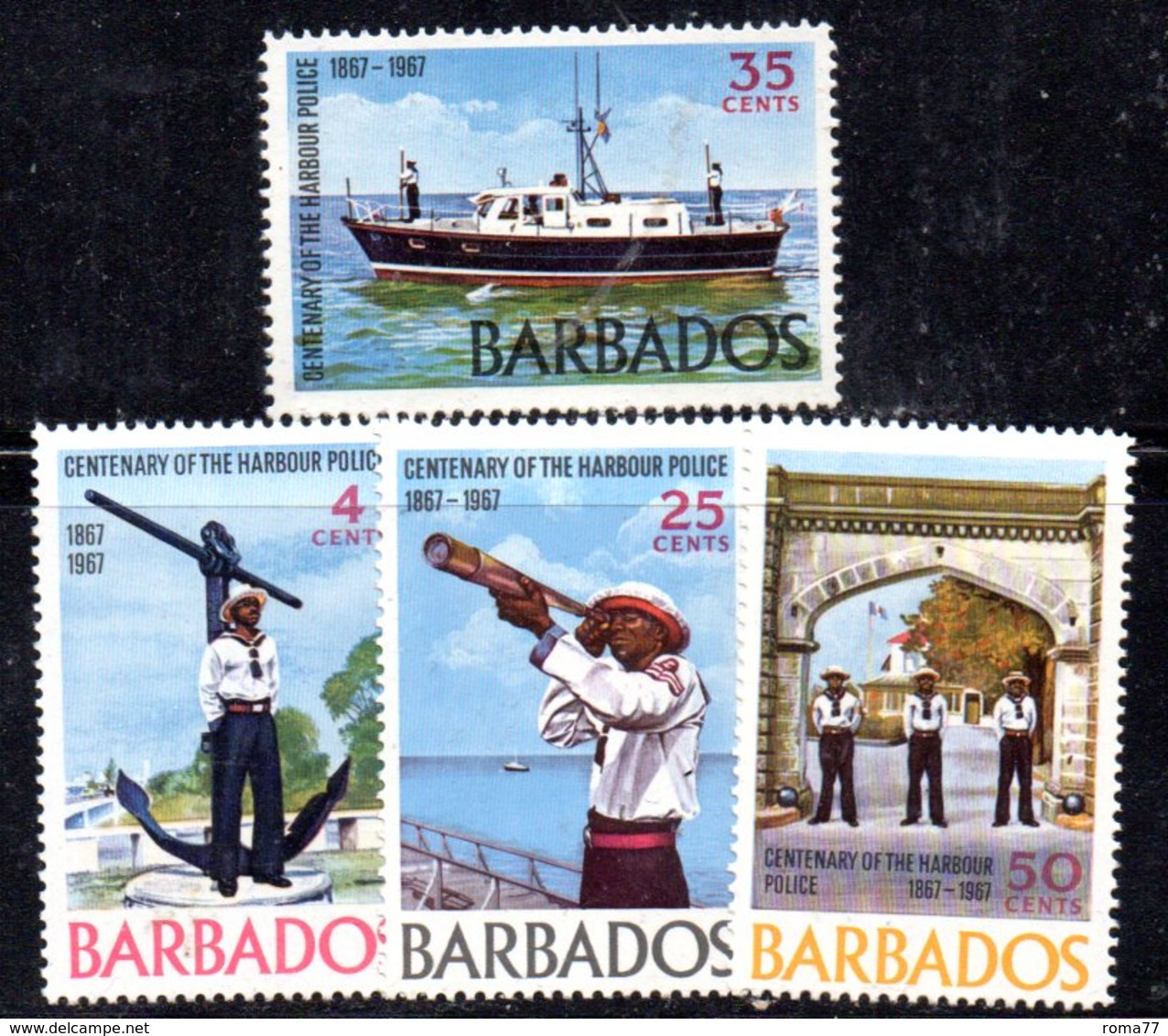 CI788bis - BARBADOS 1967, Serie Yvert N. 270/273  ***  MNH   (2380A) . - Barbados (1966-...)