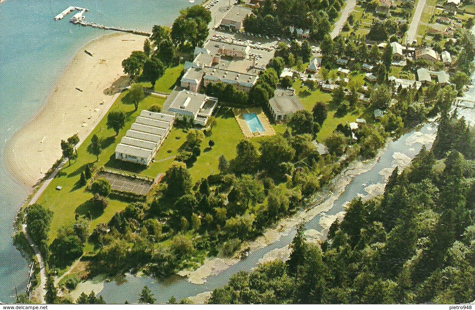 Harrison Hot Springs (British Columbia, Canada) Harrison Hotel, Aerial View, Vue Aerienne - Altri & Non Classificati