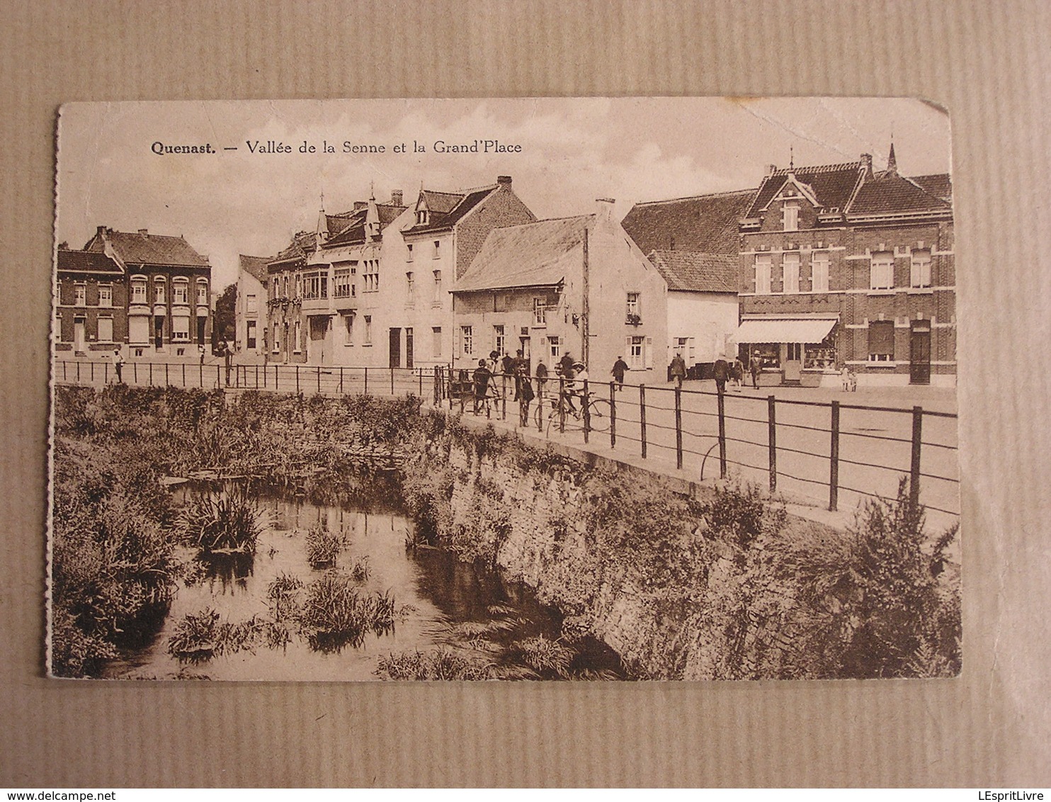 QUENAST Vallée De La Senne Et La Grand Place Animée Province Du Brabant Wallon Rebecq Belgique Carte Postale - Rebecq