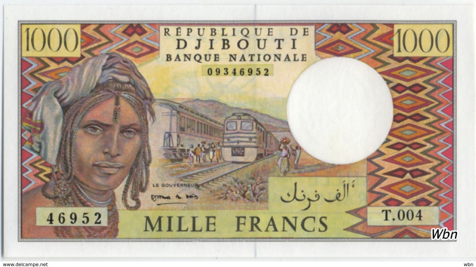 Djibouti 1000 Francs (P37e) -UNC- - Djibouti