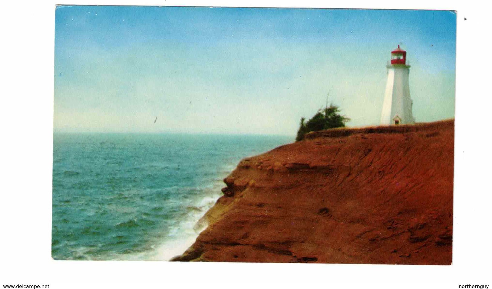 PRINCE EDWARD ISLAND, Canada, Sea Cow Head Lighthouse, Old Chrome Postcard - Other & Unclassified
