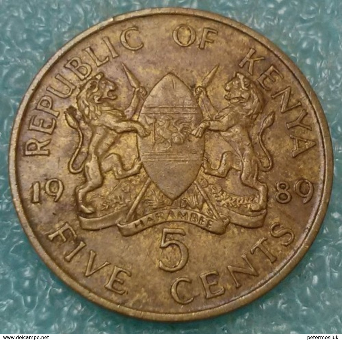 Kenya 5 Cents, 1989 -4562 - Kenya