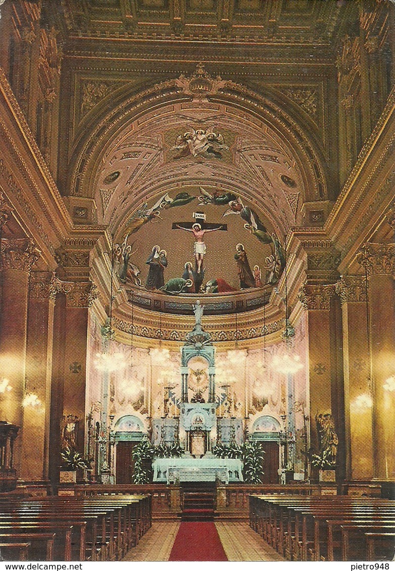 Sao Paulo, San Paolo (Brasil, Brasile) Santuario Do Sagrado Coracao De Jesus, Interieur, Autel, Navata Centrale E Altare - São Paulo