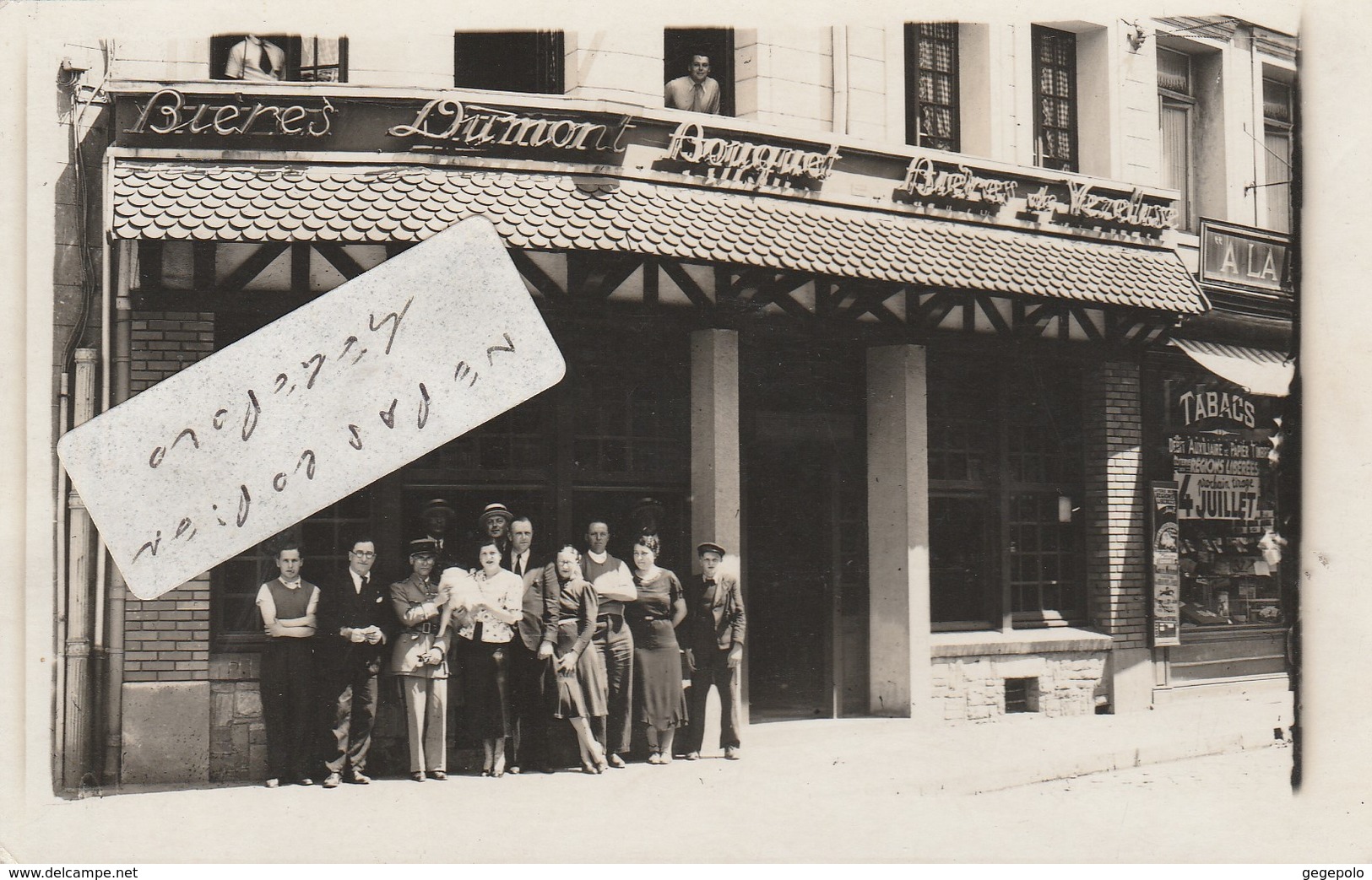 ANZIN  - Bières DUMONT - BOUQUET - Bières VEZELISE           ( Carte Photo ) - Anzin