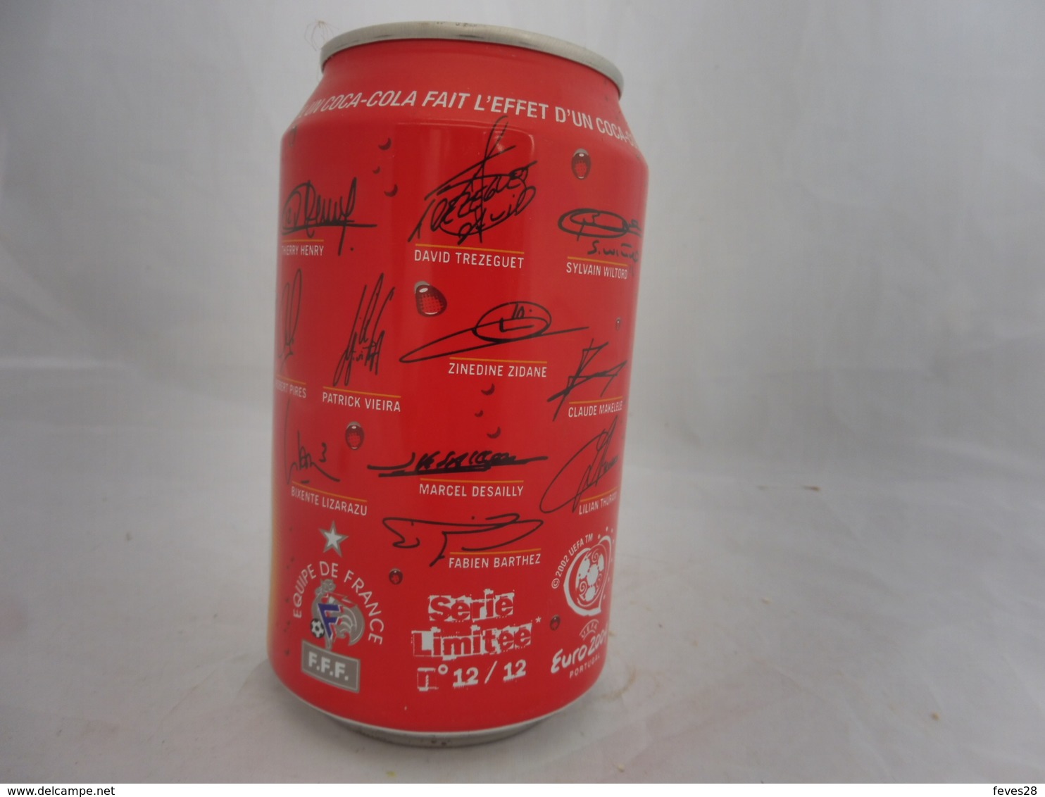 COCA COLA® CANETTE VIDE SERIE LIMITEE N°12/12 LES SIGNATURES 2005 FRANCE 33 Cl - Dosen