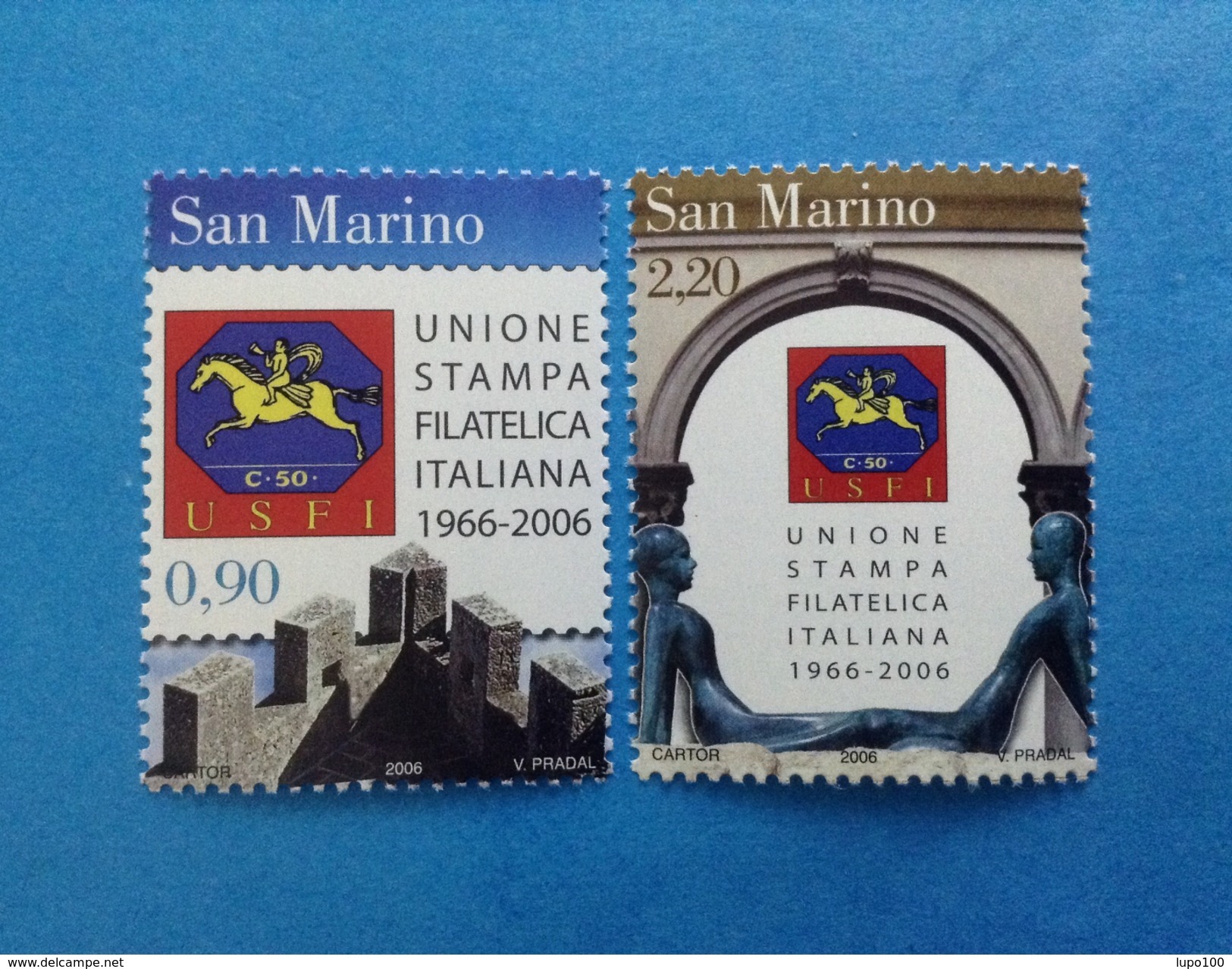 2006 SAN MARINO FRANCOBOLLI NUOVI STAMPS NEW MNH** - UNIONE STAMPA FILATELICA ITALIANA - USFI - Nuovi