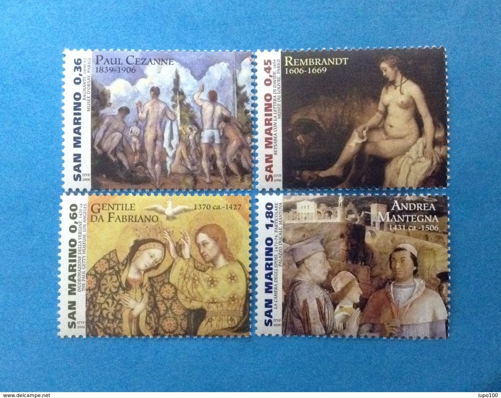 2006 SAN MARINO FRANCOBOLLI NUOVI STAMPS NEW MNH** - ARTE DIPINTI - - Unused Stamps