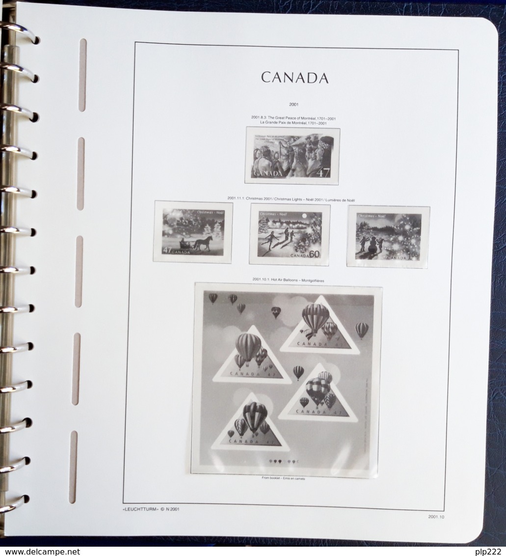 Canada 1995/2001 Fogli Leuchtturm - Fogli Prestampati