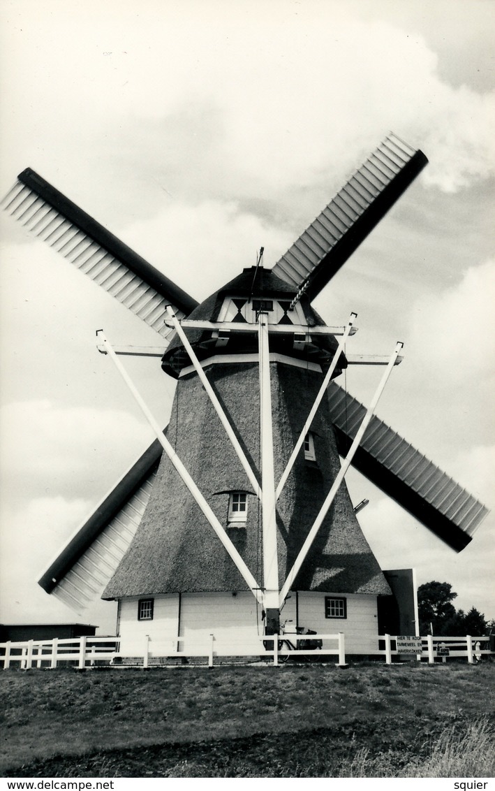 Kropswolde, De Hoop, Korenmolen, Windmill, Real Photo J.L.J.Versteeg - Hoogezand