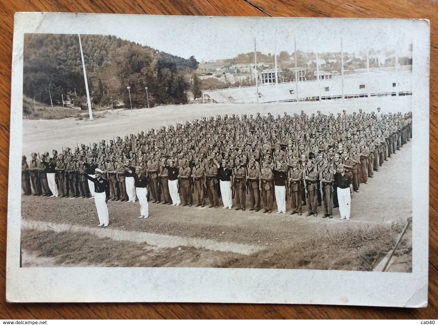 FASCISMO GIOVENTU' ITALIANA DEL LITTORIO  DUE FOTO ORIGINALI FERRANIA  DEL CAMPO SCUOLA ISTRUTTORI DELLA GIL - Storia