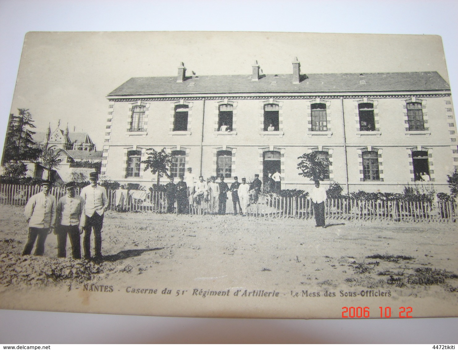 C.P.A.- Nantes (44) - Caserne Du 51ème Régiment D'Artillerie - Le Mess Des Sous Officiers - 1917 - SUP (BI 85) - Nantes