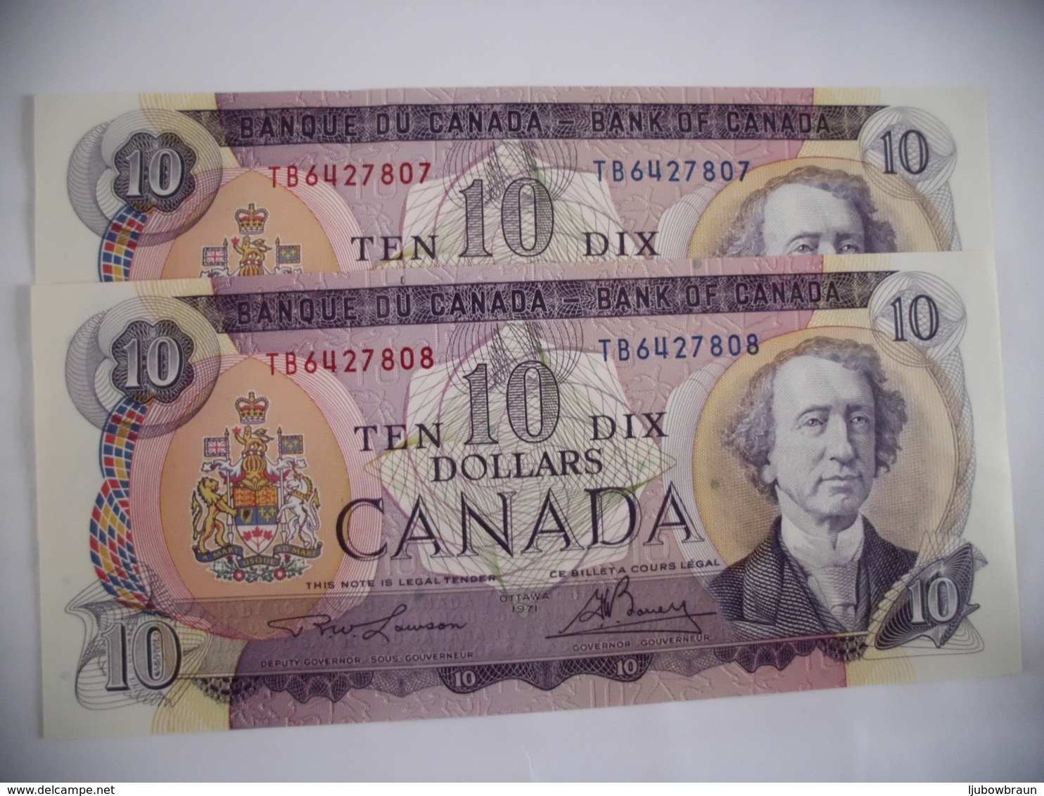 Kanada 10$ 1971, P-88c. Unc - Canada