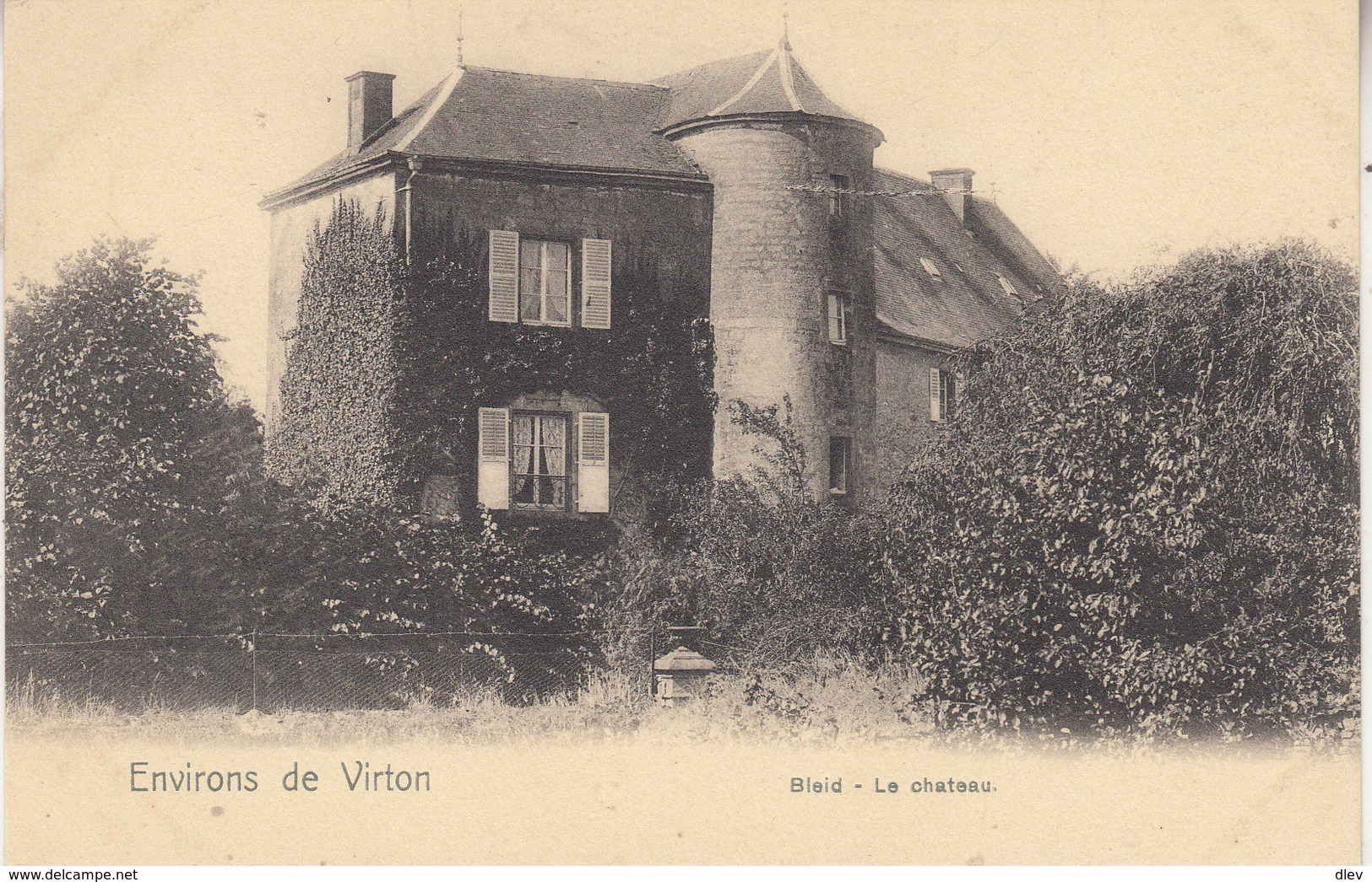 Environs De Virton - Bleid - Le Château - Edit. Nels Bruxelles Série 82 N° 68 - Châteaux