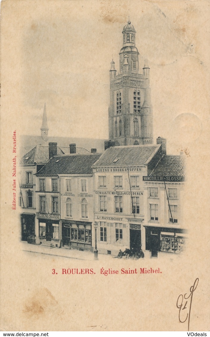 CPA - Belgique - Roeselare - Roulers - Eglise Saint Michel - Roeselare