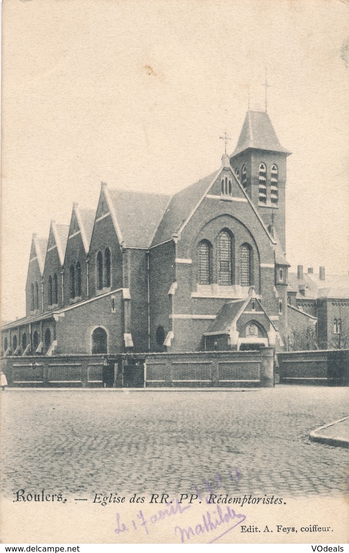 CPA - Belgique - Roeselare - Roulers - Eglise Des RR. PP. Rédemptoristes - Roeselare